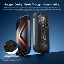 Blackview ROCK 1 AI Rugged Phone 2.01-inch Rear Screen 8GB+256GB 15000mAh Battery 33W Charging Helio G81 4G Android 16