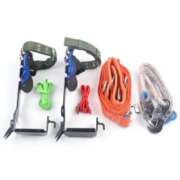 Tree Pole Climbing Spike Set Safety Belt Straps Portable Climb Trees Tool for Outdoor Fruit Pick