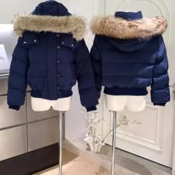 Autumn Winter Fur Hooded Jacket Men Outerwear Thick Short Parkas Coat Faux Fur Collar Parkas Casual Aesthetic Retro Jacket New