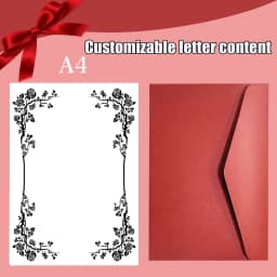 DIY Custom Envelopes Letter, Valentine's Day Letter Customization, Friend Blessing Letters, Company Documents Print, Mail a Lett