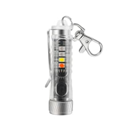 BORUiT MY22 220LM Keychain UV EDC LED Flashlight Type-C Rechargeable Torch Work Light Waterproof Camping Pocket Lantern