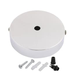 DIY Metal Ceiling Rose For Pendant Lighting Fixture D100 Vintage Ceiling Canopy Plate For Chandelier