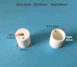 10PCS Ceramic Insulating Beads Ceramic Sleeve T-Casing Electric Heating Tube High Temperature Insulating Ceramic Plug