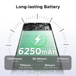 DOOGEE Note59 Pro 5G Smartphone Android 15 6.75" 120Hz Display 32GB(8+24) 256GB 6250mAh Battery Widevine L1 NFC Cellphone