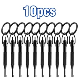 Rotating Release Tool, High Carbon Steel + Aluminum Alloy, with Key Ring, Universal for Most Standard Restraint Devices
