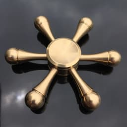 Copper Core Bullet Shape Hand Spinner Spinner Finger Spinner Metal Spiner with Box Anti Relieve Stress Toys for Adult