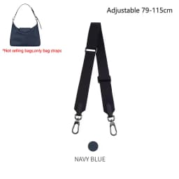 Canvas Shoulder Strap For Longchamp Hobo Replacement Black Grey Wide Crossbody Strap For Woman Handbag Removable Bag Accessories