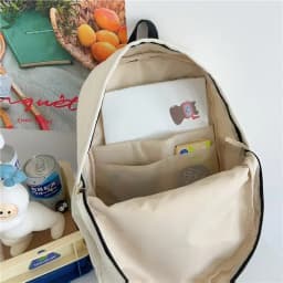 Y2K Girls Star Pattern Laptop Backpack Teen Student Large Capacity School Bookbag Corduroy Rucksack Double Strap Shoulder Bag