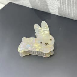 Refreshing World Rabbit Hair Claw Cute Bunny Dog Ins Style Acetate Strong Hair Claw Clips Hair Accessories for Women Girls