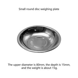 New 1 Set Weighing Powder Pans Scale Pan For Weigh Liquid Powder Gems Gemstone Weighing Pan