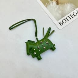 Soft Leather Pony Pendant, Car Pendant, Key Pendant, Handmade Leather New Rivets War Horse Bag Charm, Bag Charm Leather