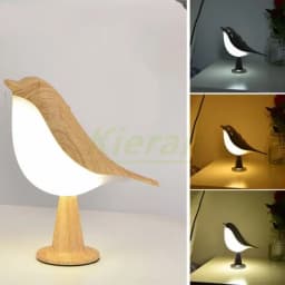 Nordic Modern Magpie Led Desk Light Bedroom Study Bedside Lamp Living Room Decorate Touch Bird Floor Lamps Car Aromatherapy Lamp