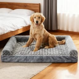 Dog Bed Memory Foam Mat Dog Accessories Waterproof All Season Universal Machine Washable Bed for Dog Luxury Bed Medium Size Dog