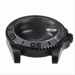 Black Brushed Bezel Watch Case with Sapphire Crystal Water Resistant for NH35 Nh36 Nh34 Automatic Mechanical Movement SKX Mods