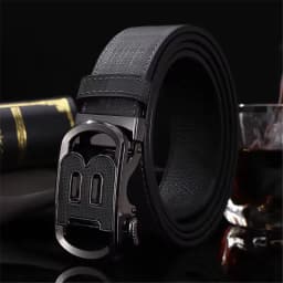 Men's Belt Designer High Quality Genuine Leather Belts Male Metal Automatic Buckle Casual Fashionable Belt For Men Jeans
