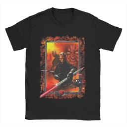 Men Women's A New Hope X-Wing May The Force Be with You Darth Maul T Shirts 100% Cotton Clothing Crew Neck Tee Gift Idea T-Shirt