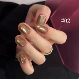 10ML 1-10PCS Winter New Style Hot Selling Black Nails Brown Nails Glass Bead Magnet Cat Eye Nail Polish Nail Set Nail Supplies