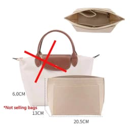 Bag Organizer Insert for Longchamp mini Bag Support Purse Insert Handbag Liner Bags Accessories