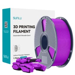 SUNLU 1KG PLA 3D Printer Filament 1.75mm Neatly Wound 3D Printing Filament Fit Most FDM 3D Printers, 1kg Spool (2.2lbs)
