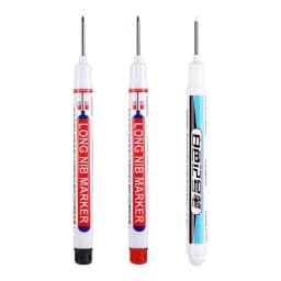 1/4Pcs White Permanent Paint Pen Set for Wood Rock Plastic Leather Glass Stone Metal Canvas Ceramic Deep Hole Marker 0.7mm