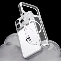 Luxury For Magsafe Transparent Case For iPhone 18 17 16 15 14 13 12 11 Pro Max Mini XR Magnetic Wireless Charge Back Cover Case