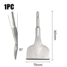 5PC SDS PLUS Round Shank Tile Shovel Electric Hammer Chise Wall Concrete Impact Drill 5Teeth Drill Bit For Masonry SlottingTool