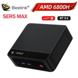 Beelink SER5 Max Win 11 Mini PC AMD Ryzen7 6800U/7735HS R3 3200U R5 5500U DDR4 RAM 16G NVME 500G Wifi6 4K Type-C Gamer Computer