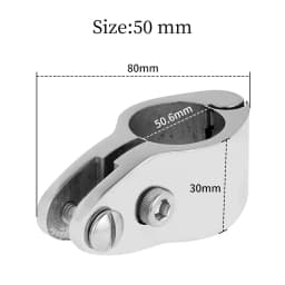 316 Stainless Steel Fitting Boat Bimini Top Hinged 22mm 25mm 30mm 32mm Jaw Slide Easy Install Marine Hardware