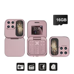 2026 NEW SERVO I17 Pro Mini Flip Mobile Phone 2 SIM Speed Dial Magic Voice Blacklist FM Radio 2G GSM Small Foldable Cellphones