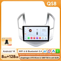 Hizpo 2din Android 14 Car Radio Multimidia For Chevrolet Cruze J300 J308 2012-2015 Video Player Navigation GPS Head Unit Carplay