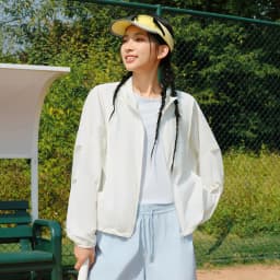 Semir Womens UV Jacket 2026 Cool Feeling Mesh Spliced Loose Hooded Drawstring Casual Outdoor Soft Comfortable