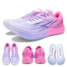 IRUNSVAN Professional Athletic Shoes Men 2024 Nylon Carbon Plate Color-Spliced Breathable Stability Fashion Sneakers Unisex
