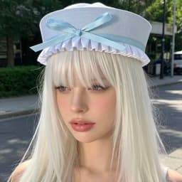Sailor hat and scarf suit Navy Hat Unisex Captain Hat Navy Marine Hat For cruise lines, adult parties, Navy, cosplay, Outdoor
