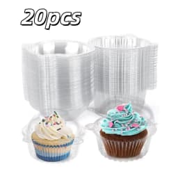20/40pcs Cupcake Packaging Boxs Cake Box Wedding Muffins Dessert Disposable Container Party Picnics Christmas Decor