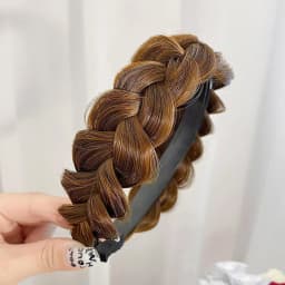 Synthetic Braided Headband Set, Elastic Hair Braid Band, Non-Slip Fashion Hair Accessory for Women Daily Wear