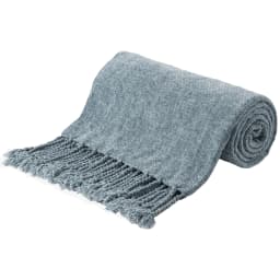 Battilo Chenille Throw Blanket With Fringe Tassels Decorative Lightweight Sofa Blanket Soft Cozy Knit Throws for Spring Decor