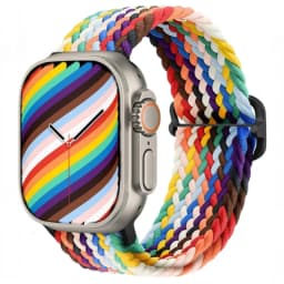 Nylon Strap For Apple Watch 12 11 10 9 8 7 46mm 42mm Adjustable Wristband iWatch Ultra4-3-2-1 49mm 6 5 4 SE 45mm 41mm 44mm Belt
