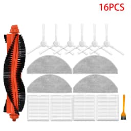 For Xiaomi Robot Vacuum S20 / D106 Accessories Main Side Brush Hepa Filter Mop Cloth Dust Bag Replacement Spare Parts