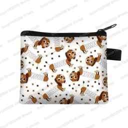 Cute Pug Dog Pattern Coin Purses Women Lovely Pet Animal Mini Wallet Ladies Key Credit Card Bag Small Lipstick Bags Gift