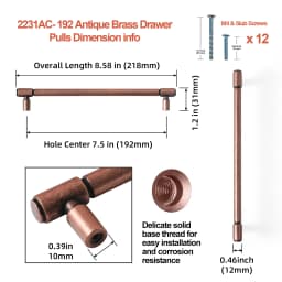Antique Solid Zinc Alloy Cabinet Pull Furniture Handle Furniture Handle & Knob Drawer Wardrobes Kitchen Handle