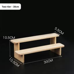 Pure Wood Display Stand Storage Rack Desktop Figurine Bubble Mat Doll Meat Green Plant Multi-layer Staircase Rack