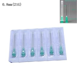 100pcs/Bag Needle Tip Clear Cap Transparent Syringe Glue Application Tool