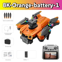 Genuine Drone A19 Pro 8K Professional HD Dual Camera Photography Brushless Foldable Quadcopter 5G GPS RC Distance Drones Toys