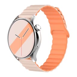 20mm 22mm Magnetic Loop For Samsung Galaxy watch 5 pro 7 6 4 Classic 42mm 46mm Silicone link bracelet huawei GT 2-2e-3-4 strap