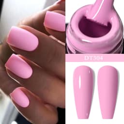 MEET ACROSS 7ml Orange Red Pink Gel Nail Polish Laser Sparkling Soak Off Semi Permanent Nail Art UV Gel Varnishes Spring Summer
