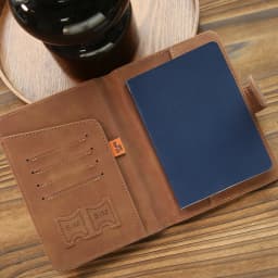 Personalized Name Passport Holder Custom Suede Matte Texture Faux Leather Passport Bag Handmade Travel Accessories Custom Gift