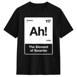 Vintage T Shirt Summer Ah The Elements of Surprise Project Hail Mary Novelty T-Shirts Cotton Tshirt for Male Y2K Basic Clothing