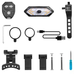Turn Signal Warning Light Usb Rechargeable for XIomi M365 Pro for Ninebot Max G30 G30D/E/LP/G2 for Kugoo Night Riding Lamp