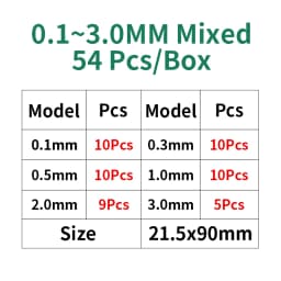 CNC Turning Tool Holder Shim Gasket Spacer Lathe 0.1mm 0.5mm 1.0mm 1.2mm 1.5mm Cutter Machine Tool Accessories