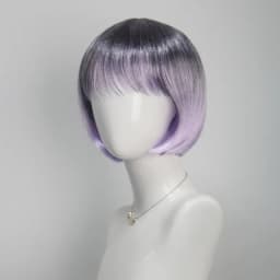 Colorful Gradient Wave Synthetic Wig for Women with Bangs Anime Party Cosplay Birthday Party Wig Stylish Long Hair Accessory